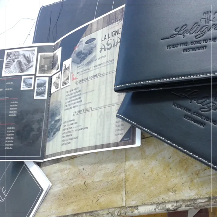 Fabrication-menu-restaurant-La-ligne